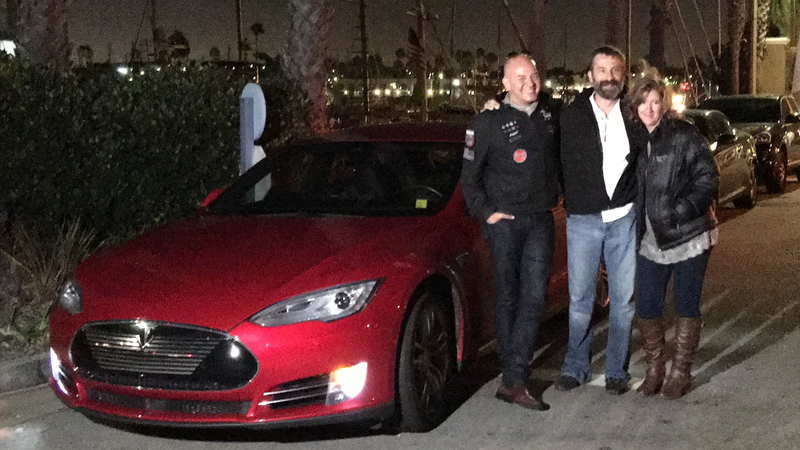 Illustration for article titled We Set A Cross-Country Record In A Tesla That Drove Itself